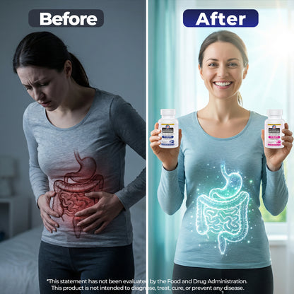 IKOTIET 90B Probiotic Day & Night – No Fridge Required, 16 Strains + Organic Potato Resistant Starch, Unisex Digestive & Immune Support, 30 Capsules