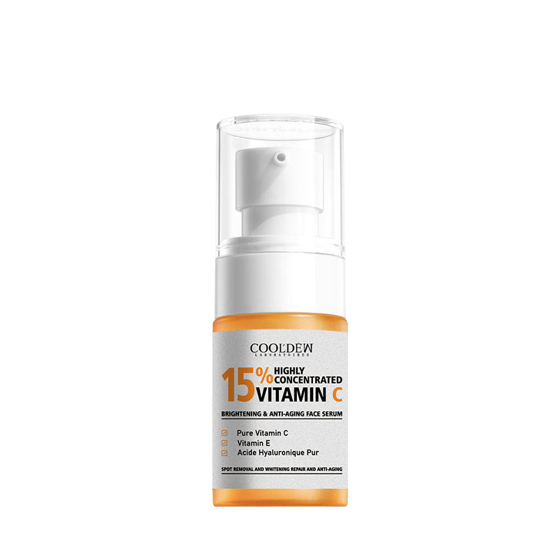COOLDEW 15% Highly Concentrated VITAMIN C Brightening &Antiaging Face Serum（15% 高浓度 维生素 C 美白 抗衰老面部精华液）