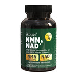 IKOTIET NMN Vegetarian Capsules with NAD+, Daily Energy & Focus Support for Adults, Enhanced Complex Formula, 60 Count